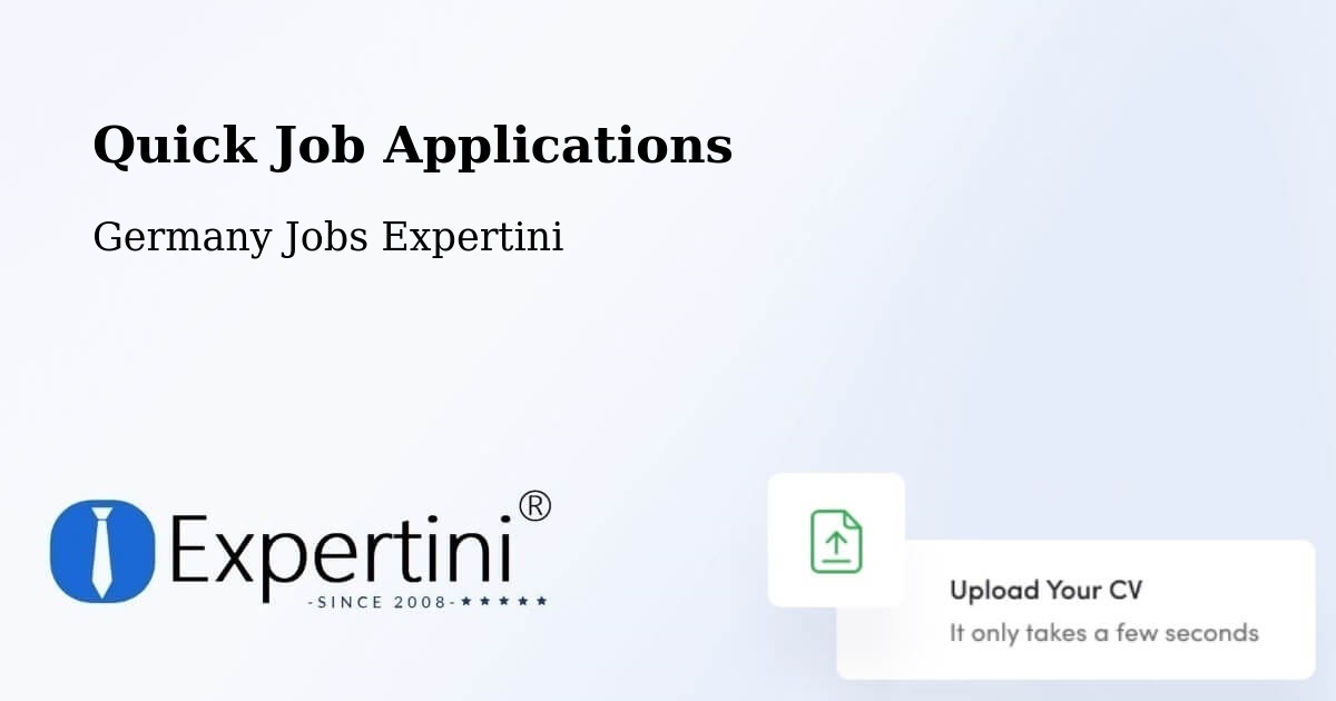 Quick Apply Feature – Rötha - Germany Jobs Expertini
