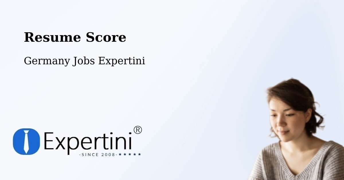 Resume Score & Job Description Match Tool – Rötha - Germany Jobs Expertini